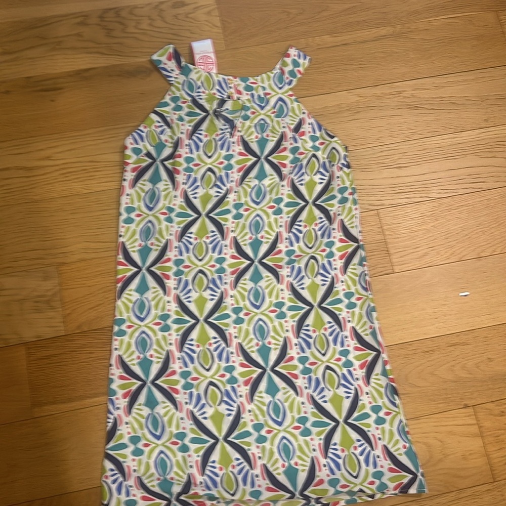 NWT Buckhead Betties Halter Dress | Colorful Preppy Shift Palm Beach Style - Picture 4 of 7